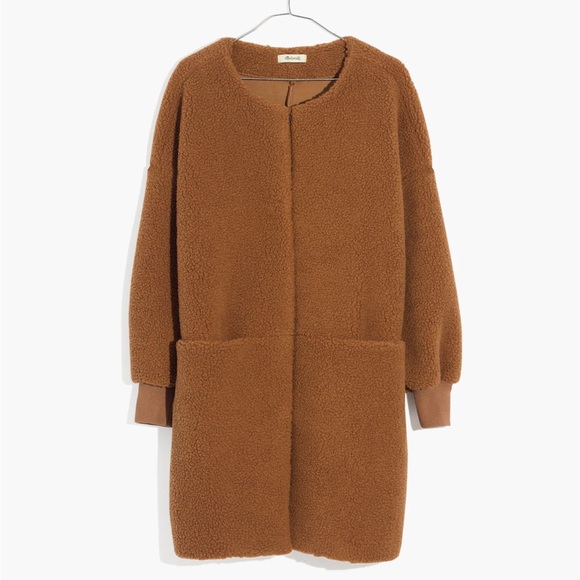 Madewell Jackets & Blazers - Madewell Bonded Sherpa Cocoon Coat